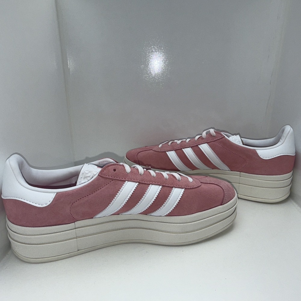 Adidas Gazelle Bold Womens Shoes Pink, W10.5 - Picture 6 of 11